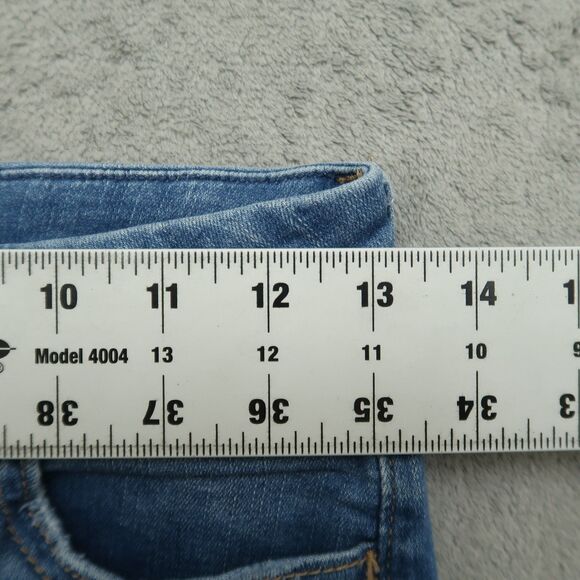 American Eagle Jeans Women's Size 4R Blue High-Rise Jegging Denim 27" Inseam - Picture 4 of 16